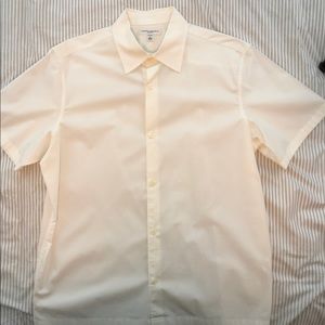 Banana Republic Men’s White Large Slim Fit
